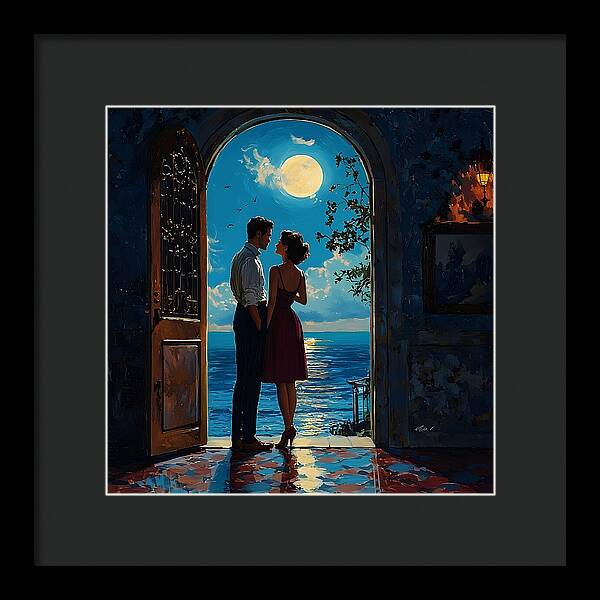 Moonlit Whispers - Framed Print