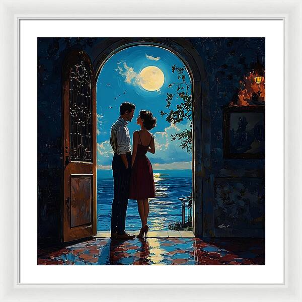 Moonlit Whispers - Framed Print