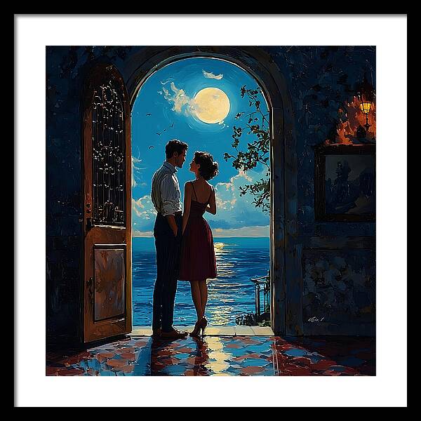 Moonlit Whispers - Framed Print