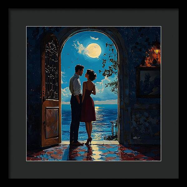 Moonlit Whispers - Framed Print
