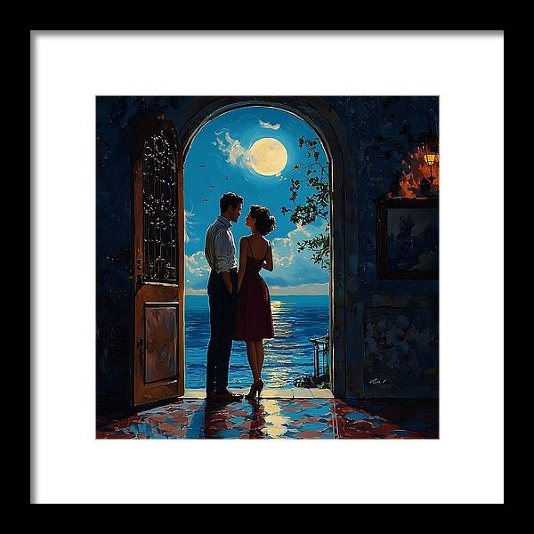 Moonlit Whispers - Framed Print
