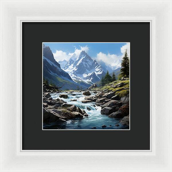 Mountain Stream - Framed Print