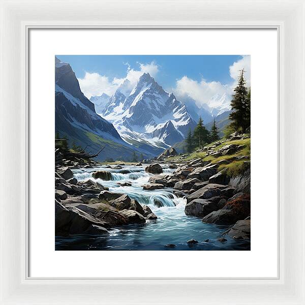 Mountain Stream - Framed Print