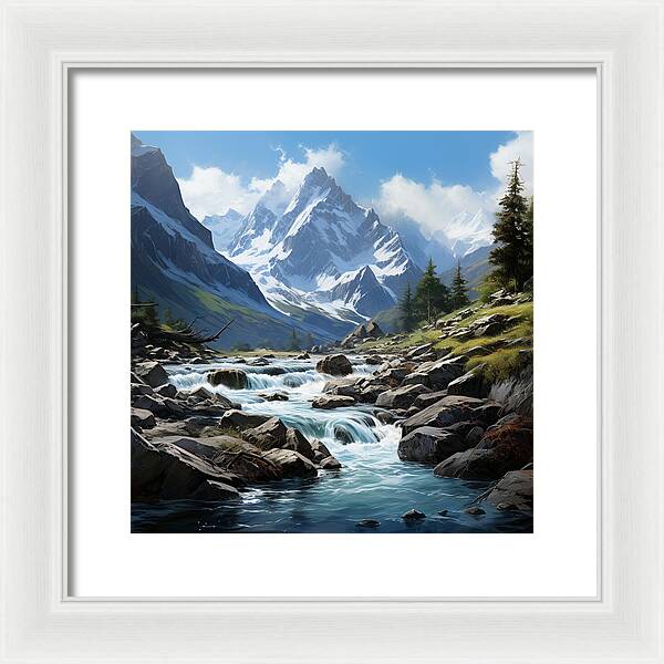 Mountain Stream - Framed Print