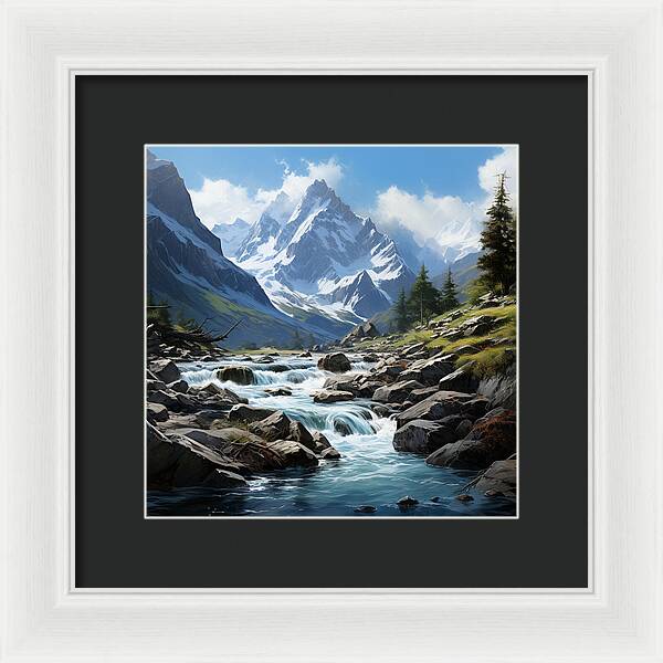 Mountain Stream - Framed Print