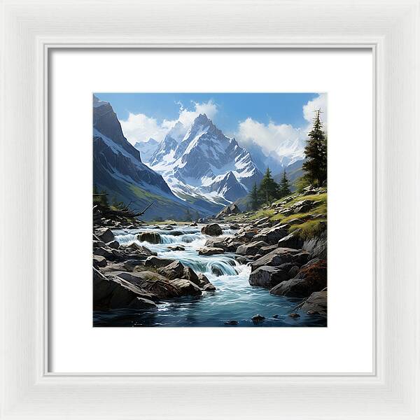 Mountain Stream - Framed Print