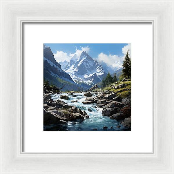 Mountain Stream - Framed Print