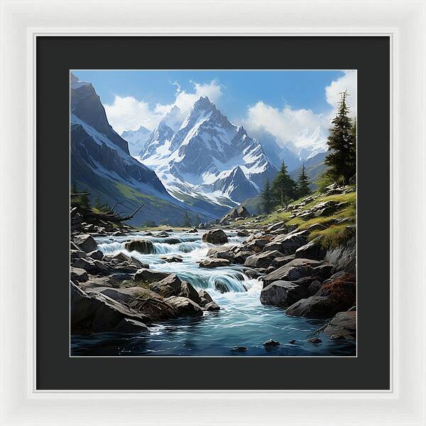 Mountain Stream - Framed Print