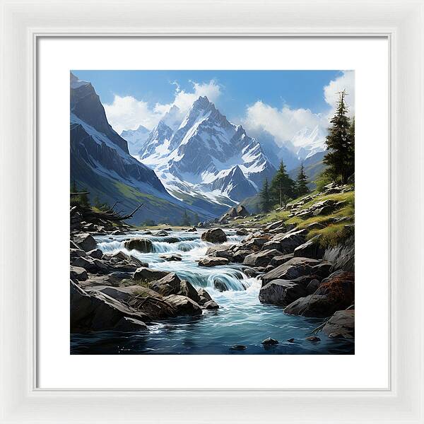Mountain Stream - Framed Print