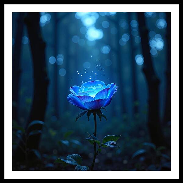 Mystic Blue - Framed Print