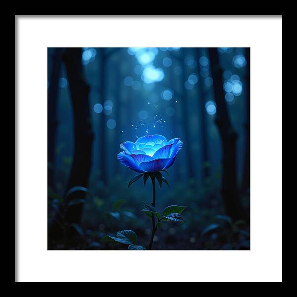 Mystic Blue - Framed Print