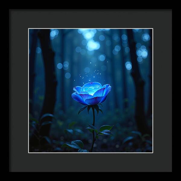 Mystic Blue - Framed Print