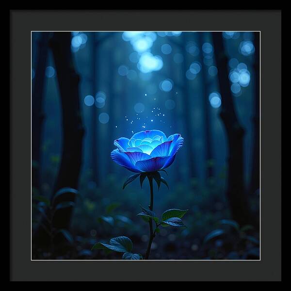 Mystic Blue - Framed Print