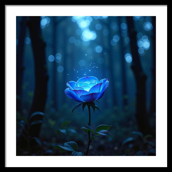Mystic Blue - Framed Print