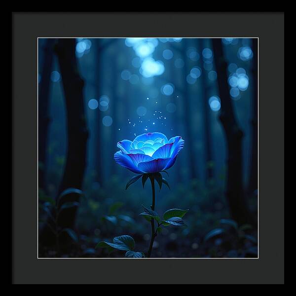 Mystic Blue - Framed Print