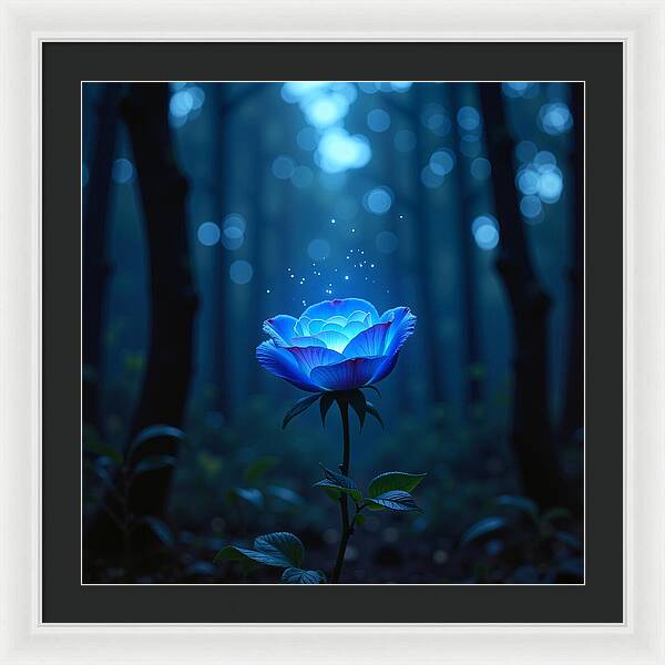 Mystic Blue - Framed Print