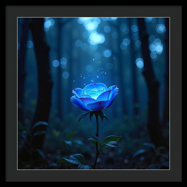 Mystic Blue - Framed Print