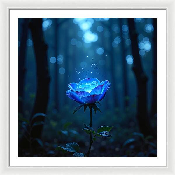 Mystic Blue - Framed Print