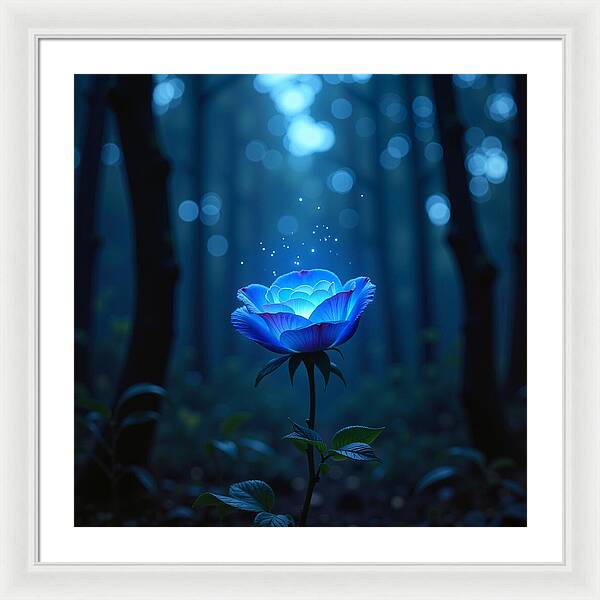 Mystic Blue - Framed Print