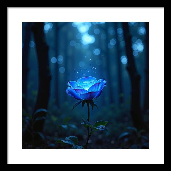 Mystic Blue - Framed Print
