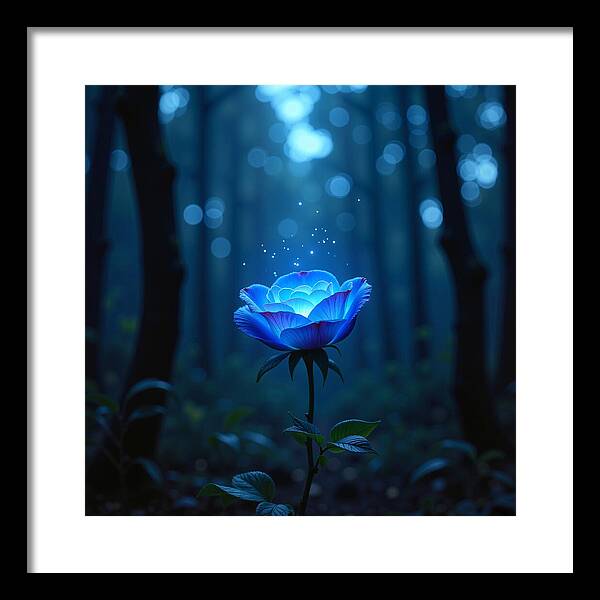 Mystic Blue - Framed Print