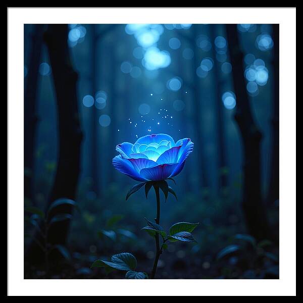 Mystic Blue - Framed Print