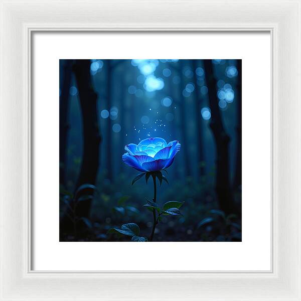 Mystic Blue - Framed Print