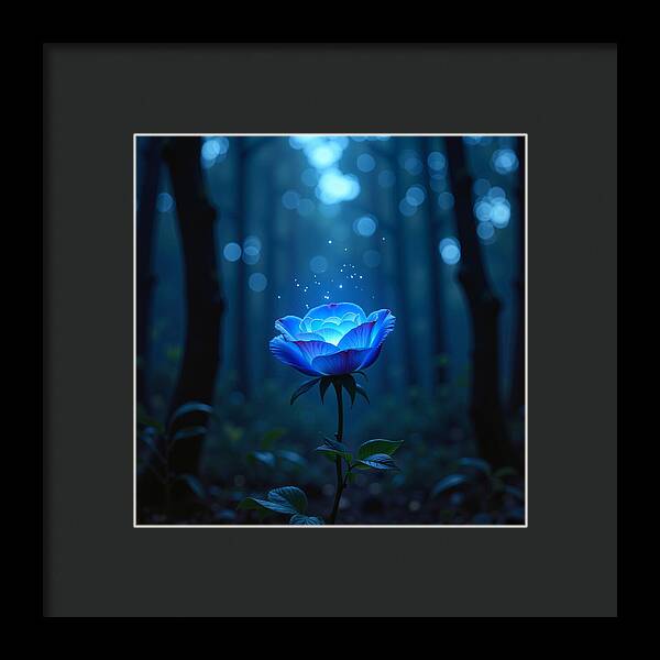 Mystic Blue - Framed Print