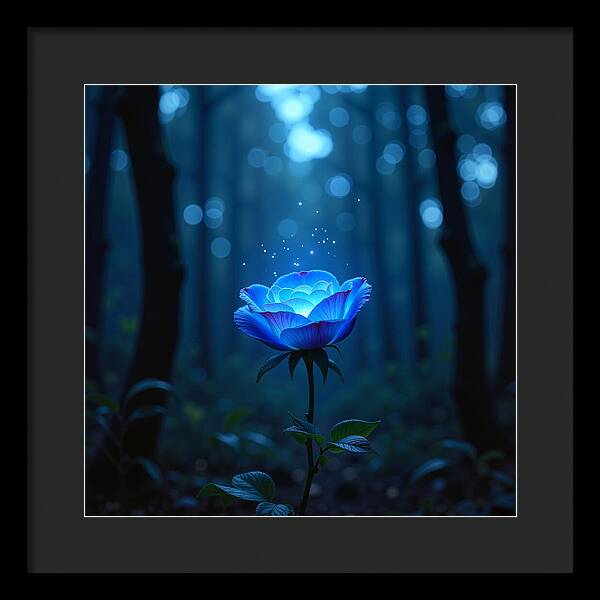 Mystic Blue - Framed Print