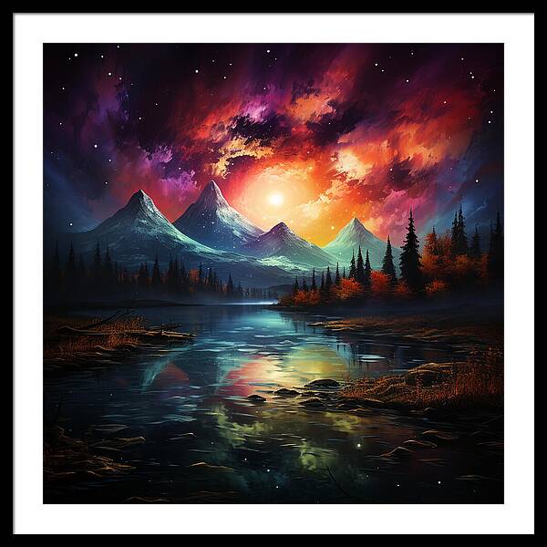 Mystic Horizons - Framed Print