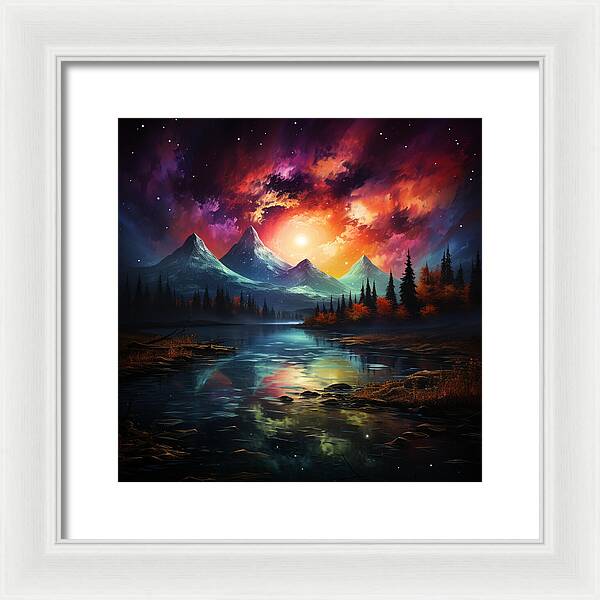 Mystic Horizons - Framed Print