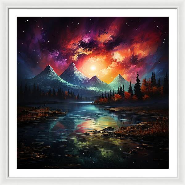 Mystic Horizons - Framed Print