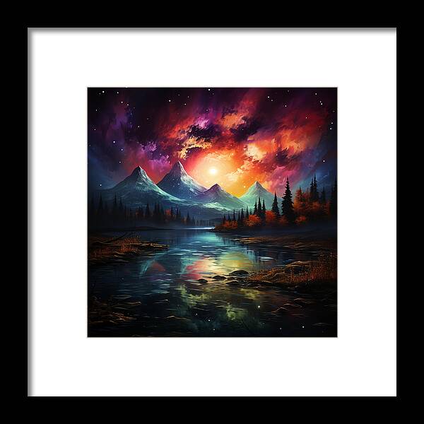 Mystic Horizons - Framed Print