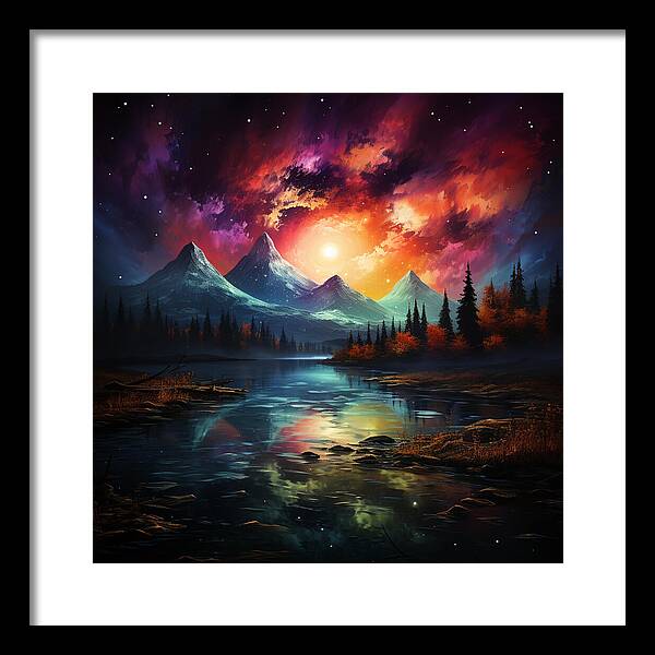 Mystic Horizons - Framed Print