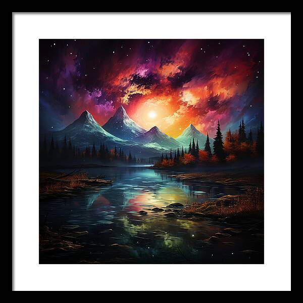 Mystic Horizons - Framed Print
