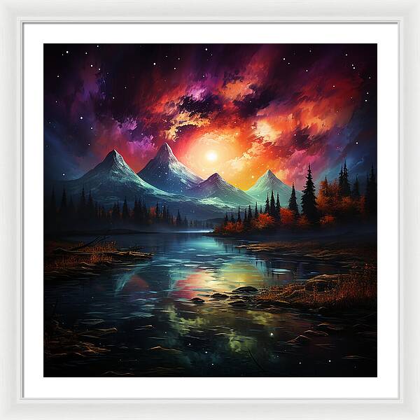 Mystic Horizons - Framed Print