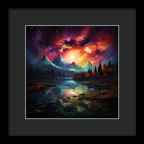 Mystic Horizons - Framed Print