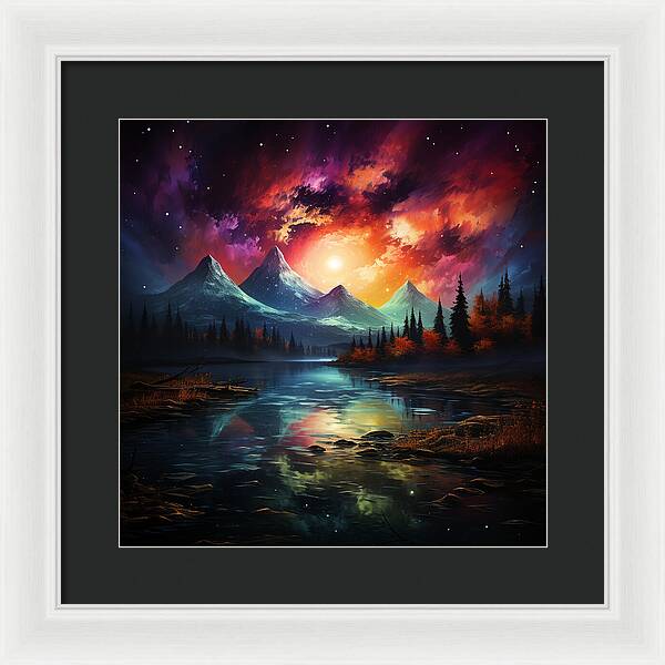 Mystic Horizons - Framed Print