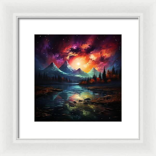 Mystic Horizons - Framed Print