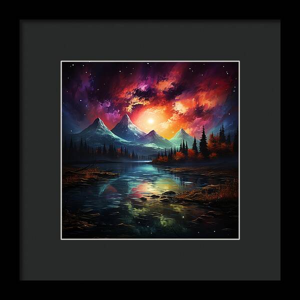 Mystic Horizons - Framed Print