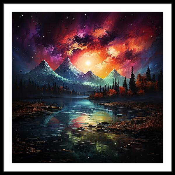 Mystic Horizons - Framed Print