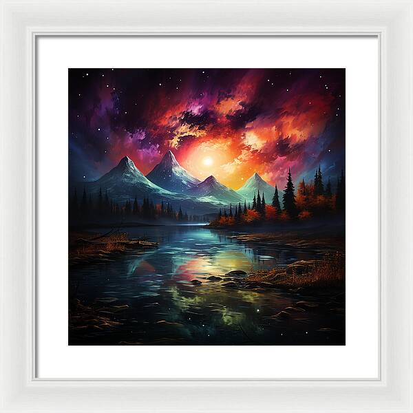 Mystic Horizons - Framed Print