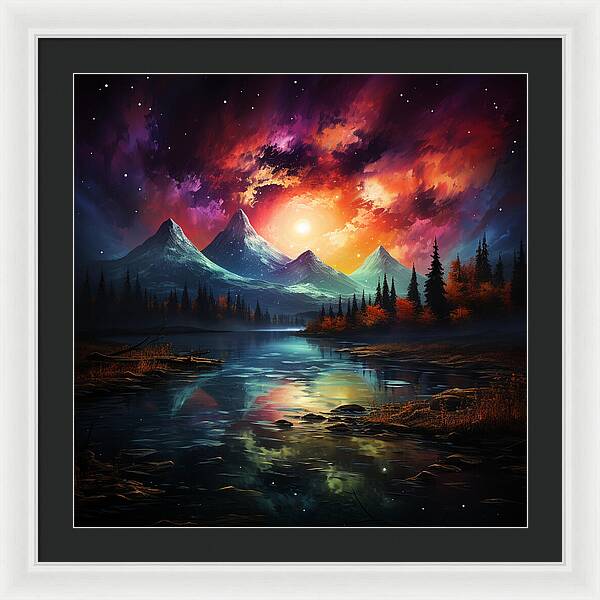 Mystic Horizons - Framed Print