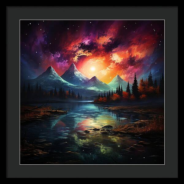 Mystic Horizons - Framed Print