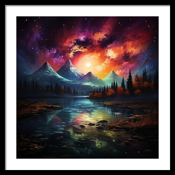 Mystic Horizons - Framed Print