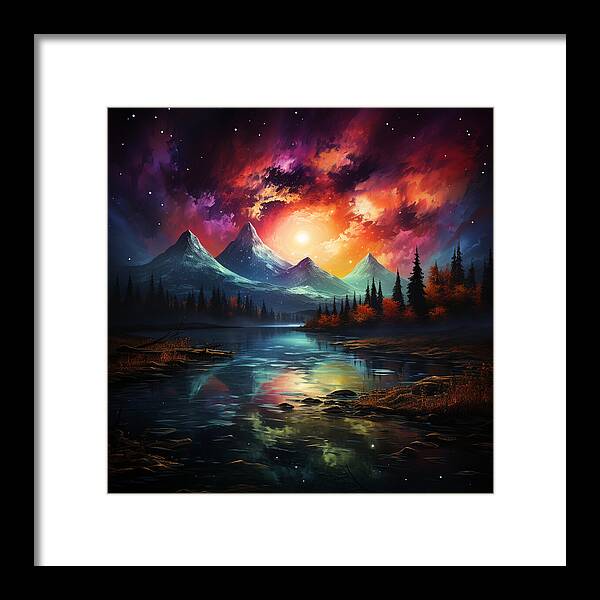 Mystic Horizons - Framed Print