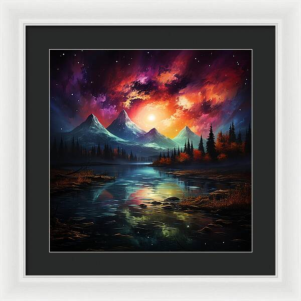 Mystic Horizons - Framed Print