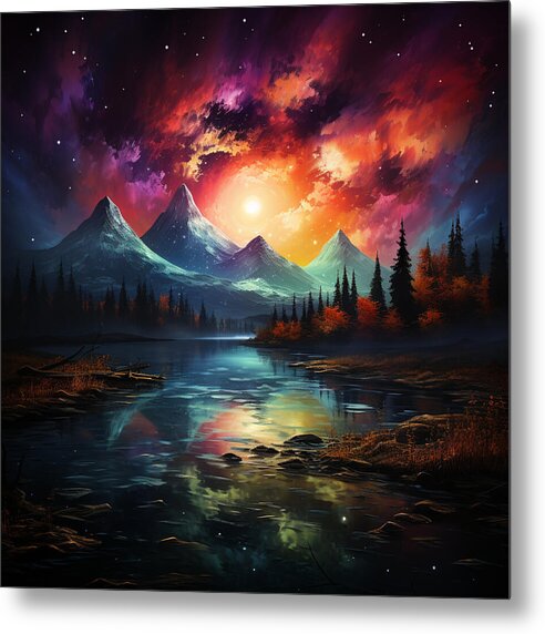 Mystic Horizons - Metal Print