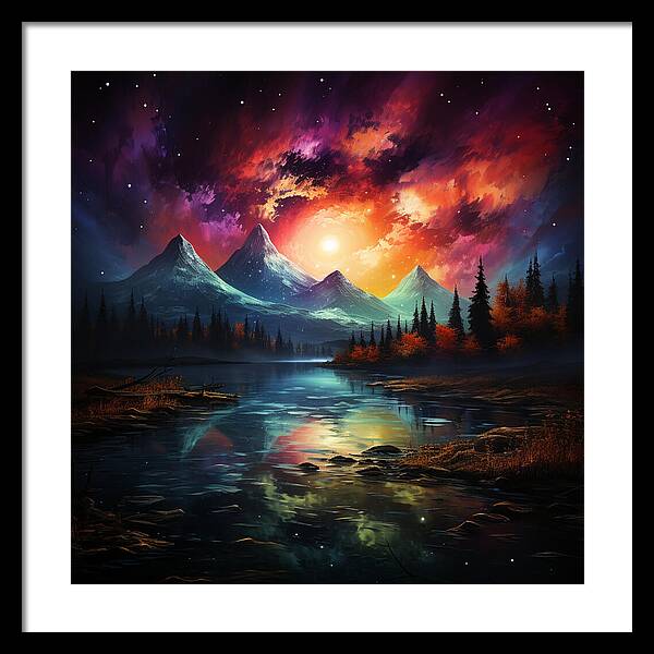 Mystic Horizons - Framed Print