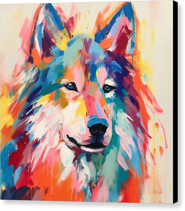 Mystic Husky - Canvas Print